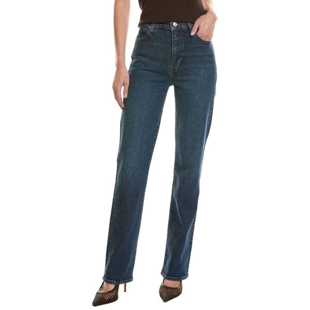 Frame Denim Womens Frame The Ruler Dolly Straight Leg Jean